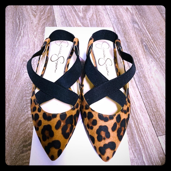 Jessica Simpson Shoes - JESSICA SIMPSON | Lurina Leopard Print Flats Sz. 6